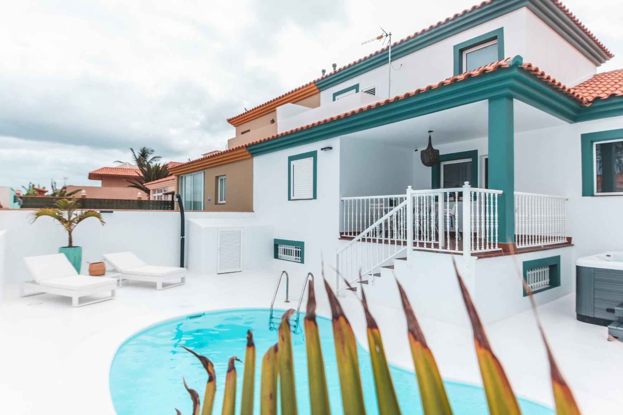 Villa Veaco Beach With Jacuzzi And Private Pool Corralejo Exterior foto